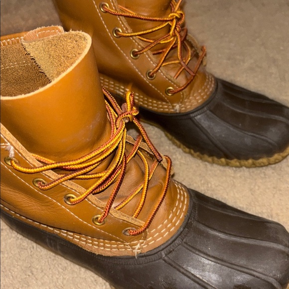 L.L. Bean Duck Boots - Brown and Tan - Picture 7 of 7